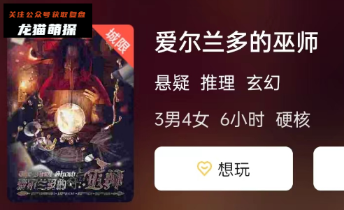 爱尔兰多的巫师剧本杀复盘答案